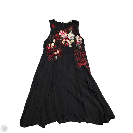 Dress Casual Midi By Soft Surroundings In Black & Red, Size: 18