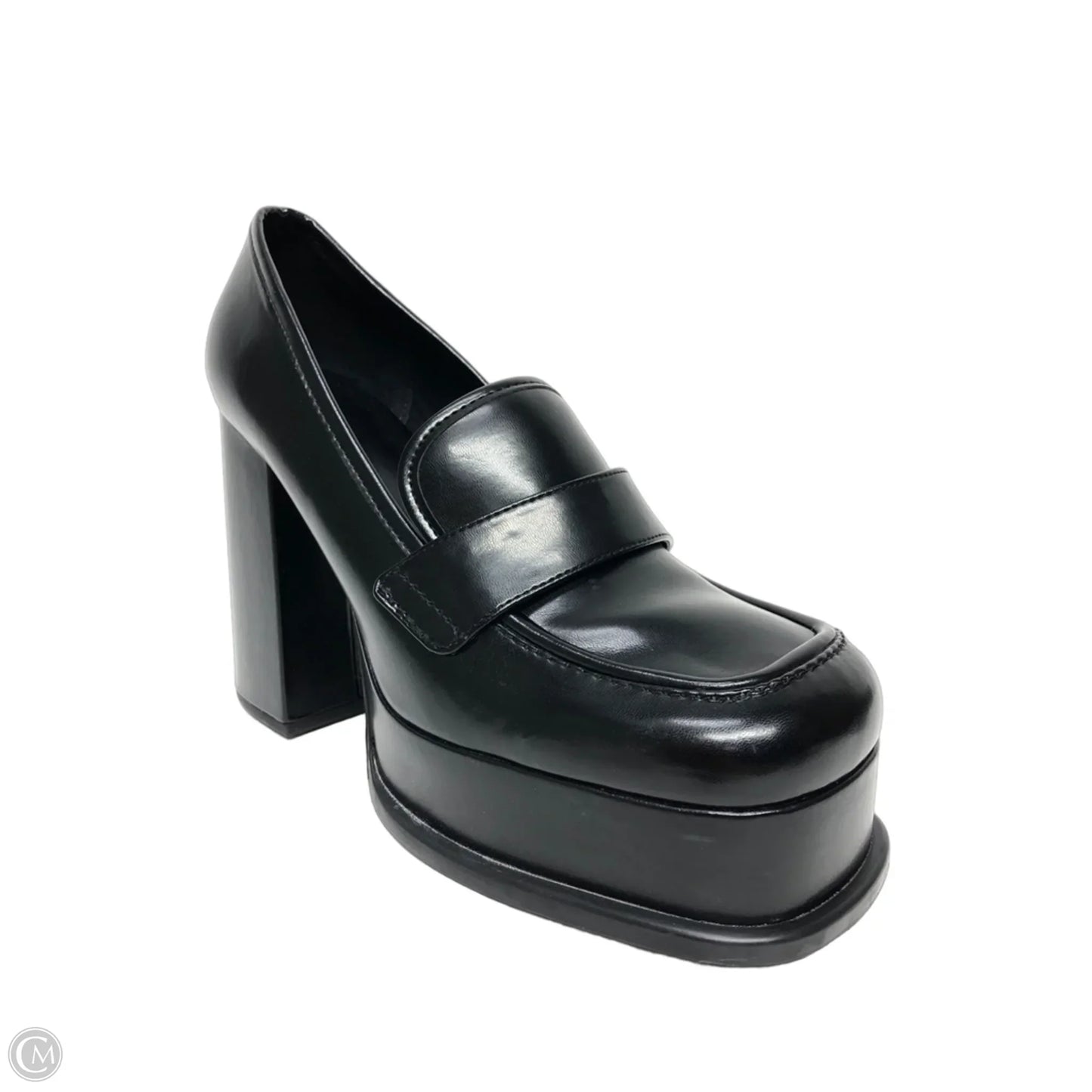 Shoes Heels Block By H&m In Black, Size: 10