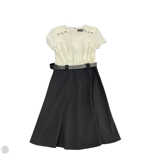 Dress Casual Short By Karl Lagerfeld In Black & White, Size: 2