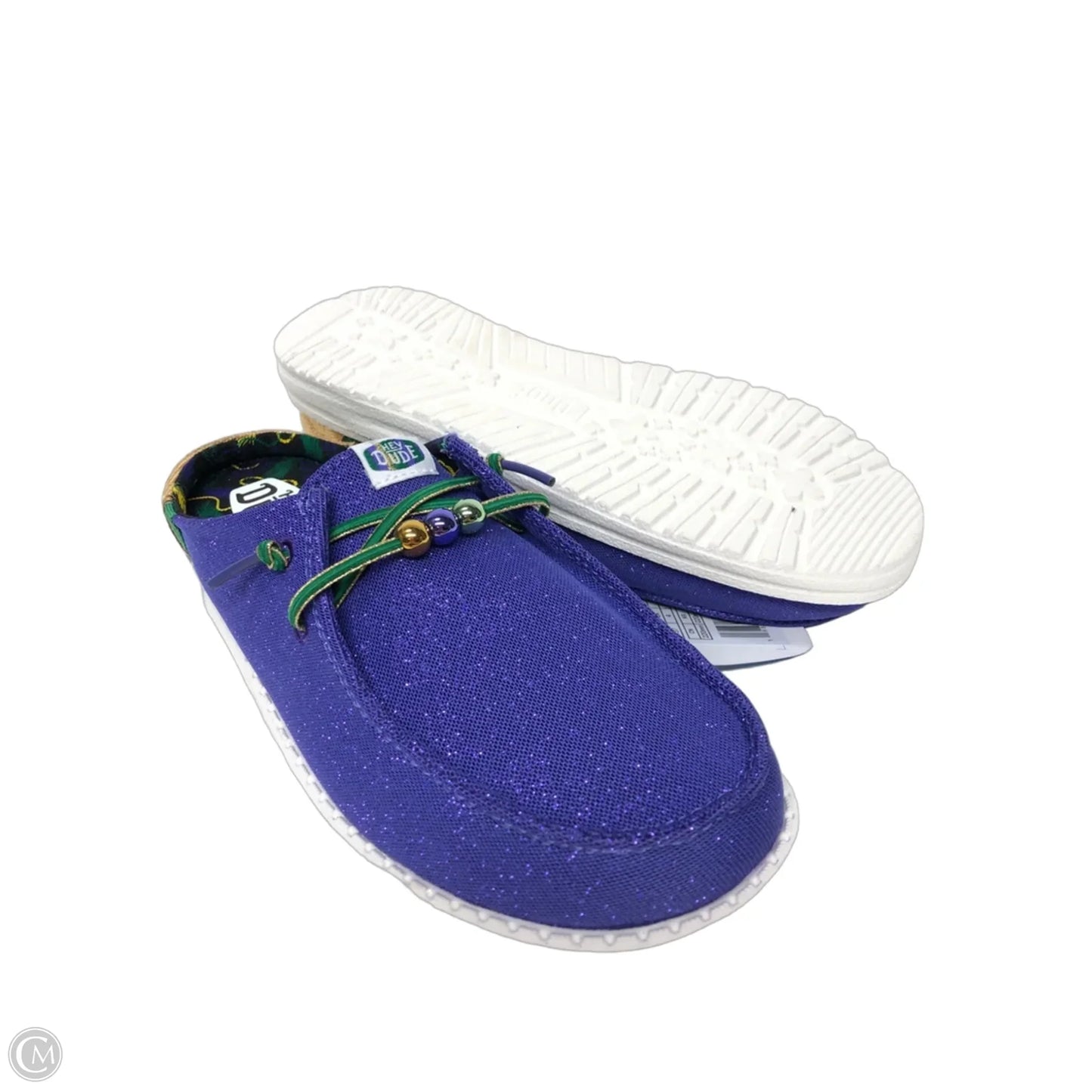 Shoes Flats By Hey Dude In Purple, Size: 6