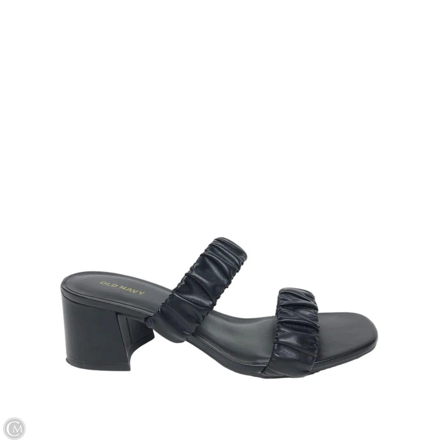 Sandals Heels Block By Old Navy In Black, Size: 9