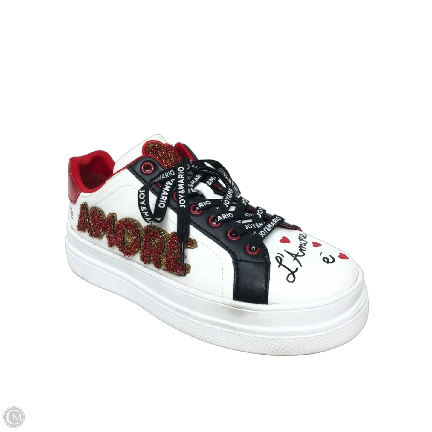 Shoes Sneakers By Clothes Mentor In Red & White, Size: 8
