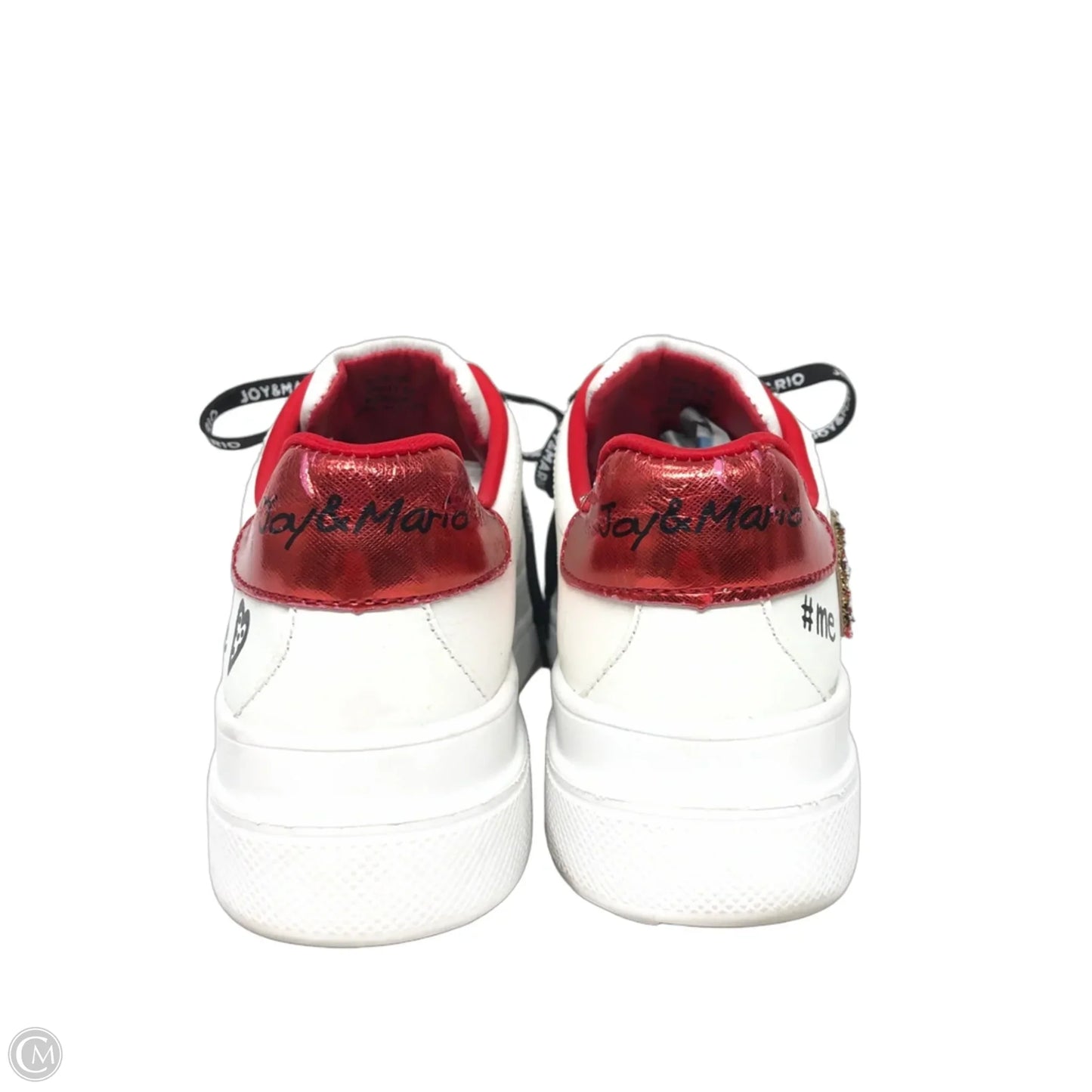 Shoes Sneakers By Clothes Mentor In Red & White, Size: 8