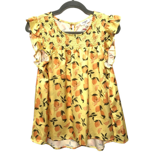 Yellow Top Sleeveless Umgee, Size S