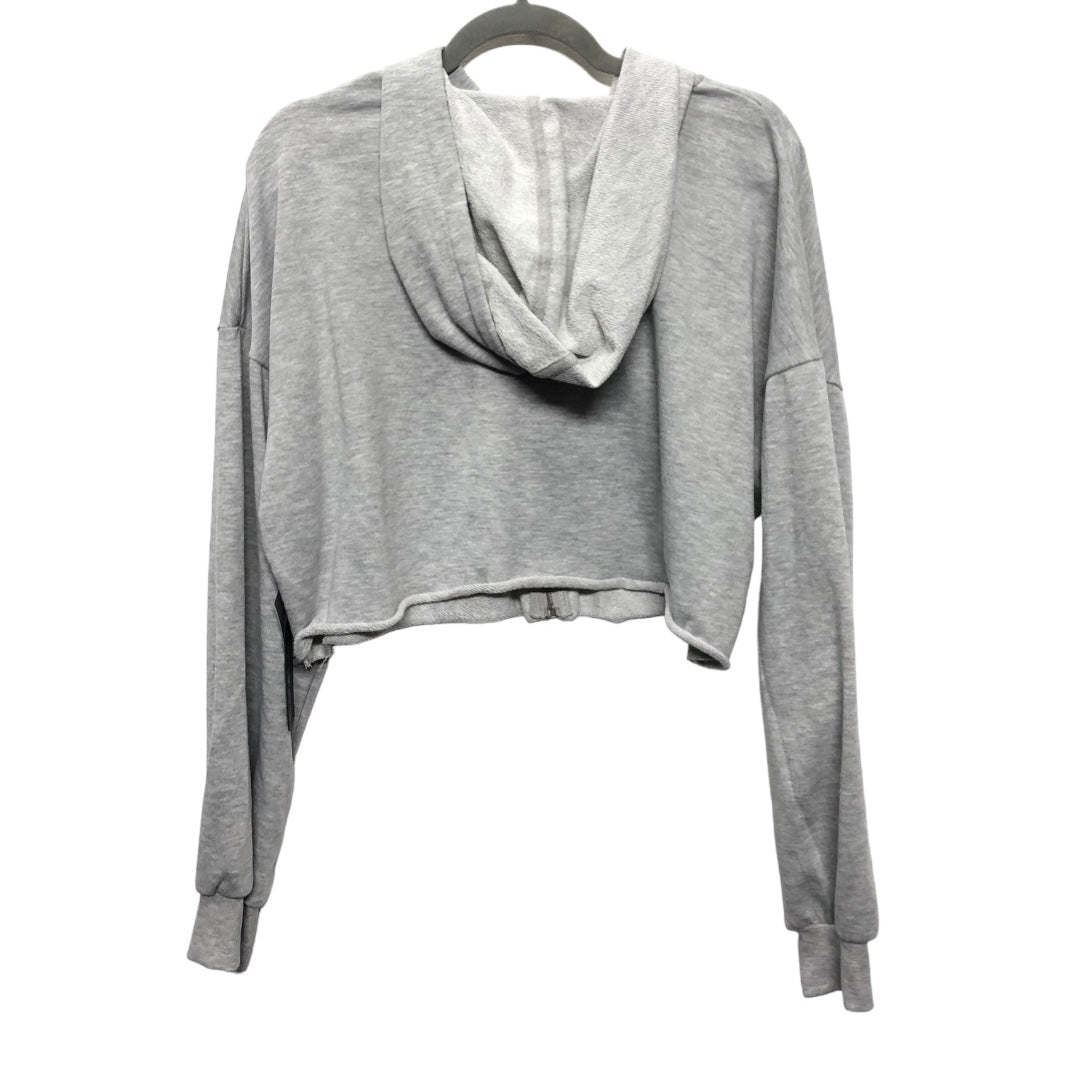 Sweatshirt Hoodie By Mono B In Grey, Size: L