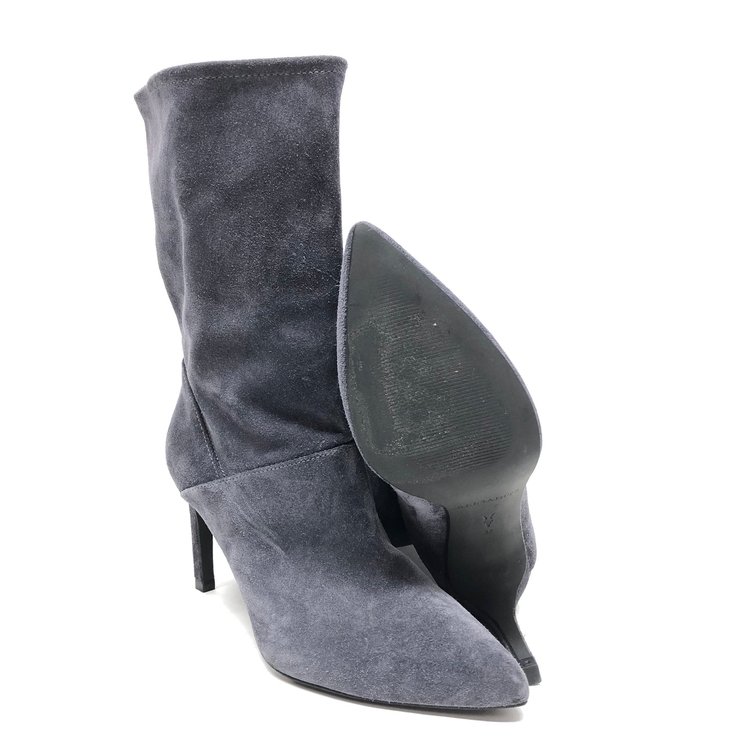 Boots Ankle Heels By All Saints In Grey, Size: 7