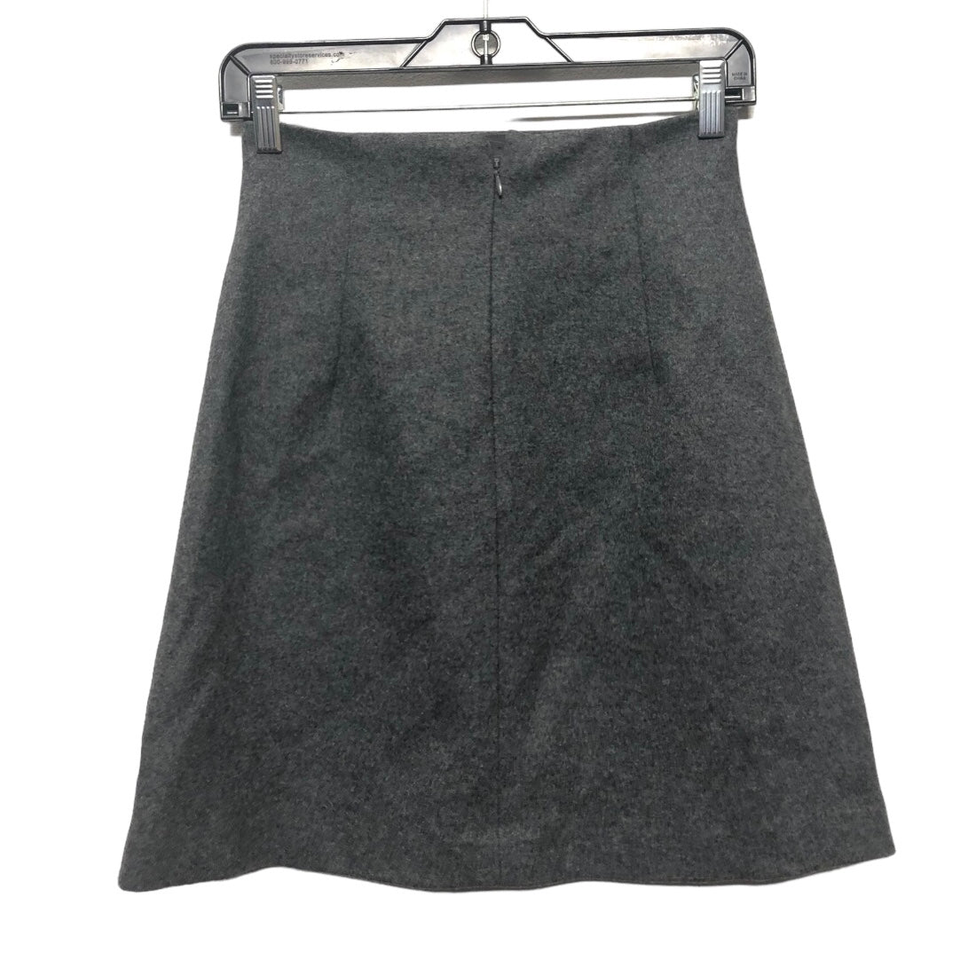 Skirt Designer By Max Mara In Grey, Size: Xs