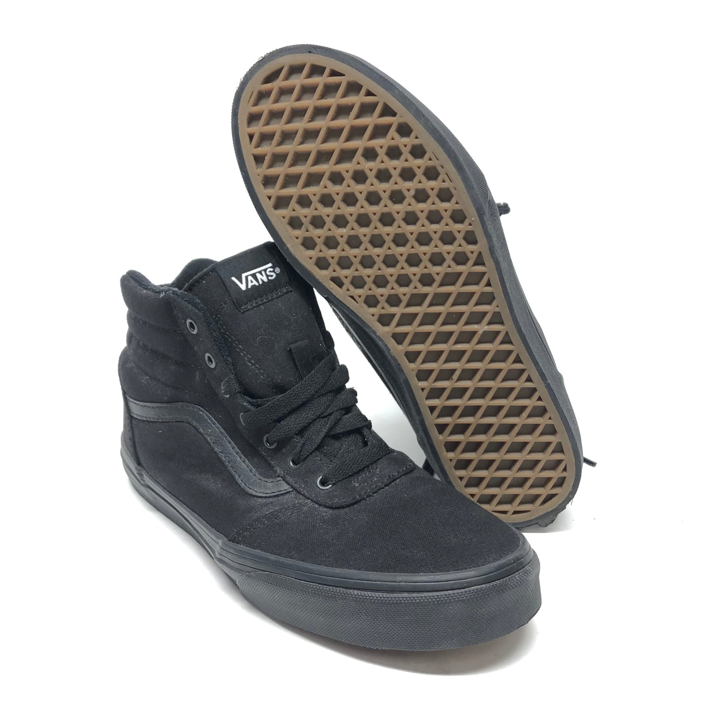 Shoes Sneakers By Vans In Black, Size: 7.5