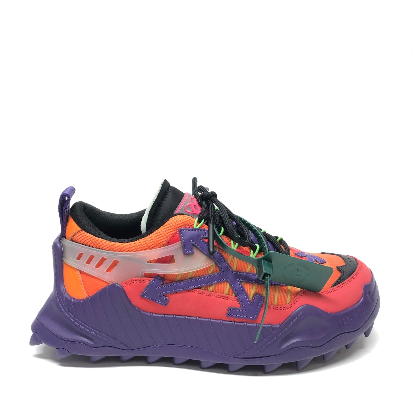 Shoes Luxury Designer By Off-white In Orange & Purple, Size: 13