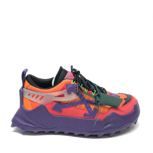 Shoes Luxury Designer By Off-white In Orange & Purple, Size: 13