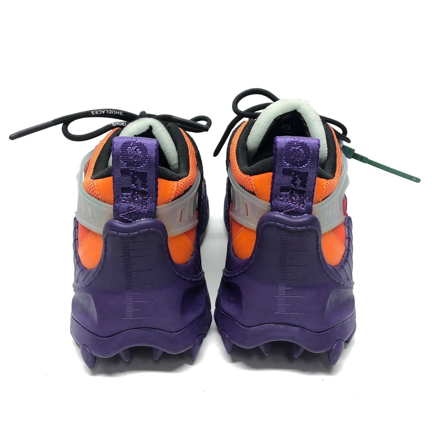 Shoes Luxury Designer By Off-white In Orange & Purple, Size: 13