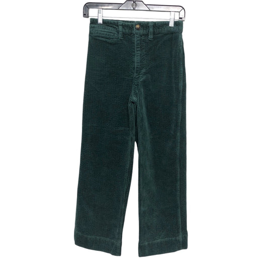 Pants Wide Leg By Madewell In Green, Size: 00