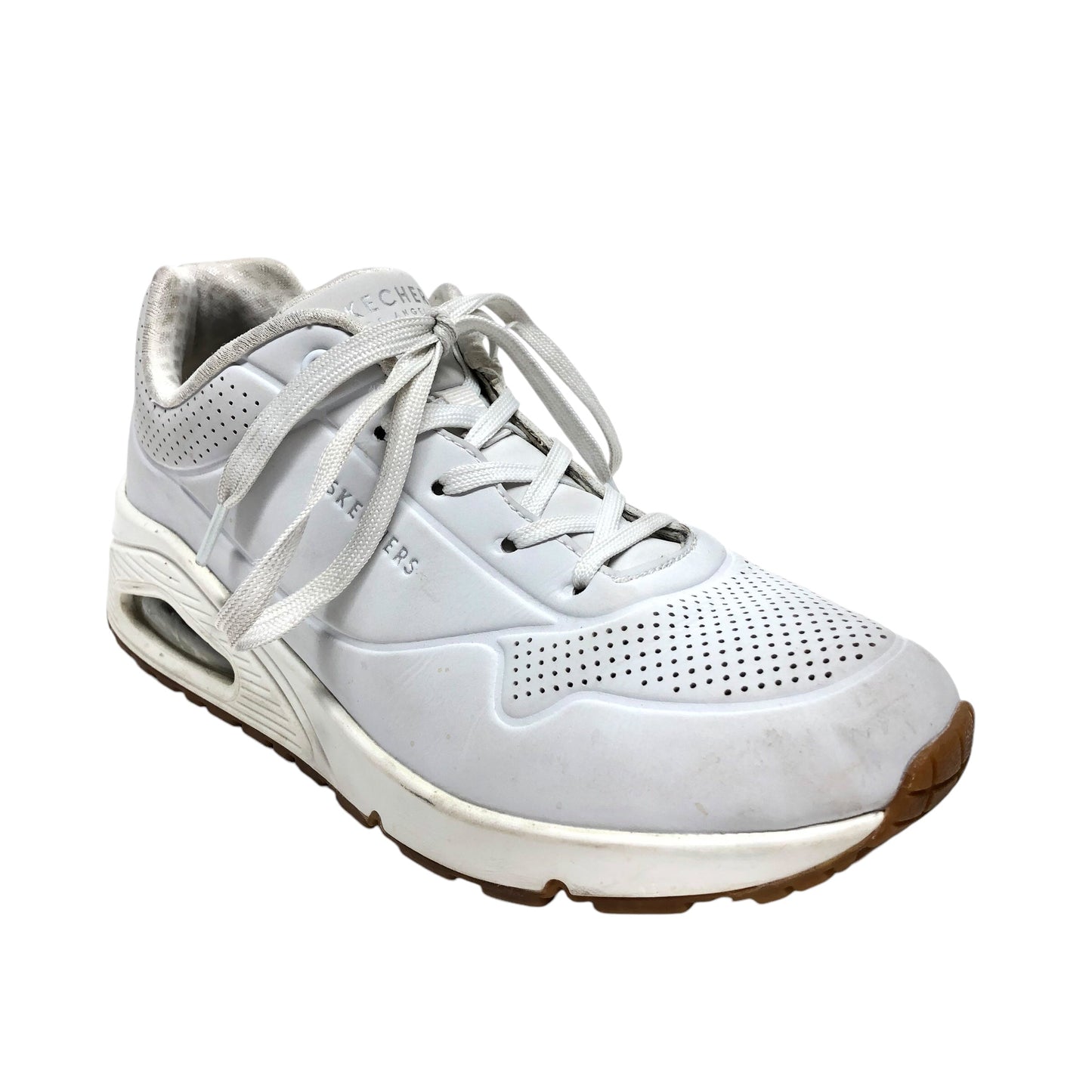 Shoes Sneakers By Skechers In White, Size: 7