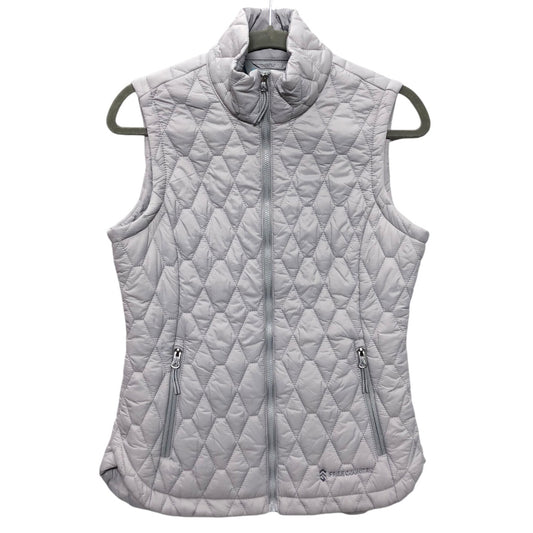 Vest Puffer & Quilted By Free Country In Grey, Size: S