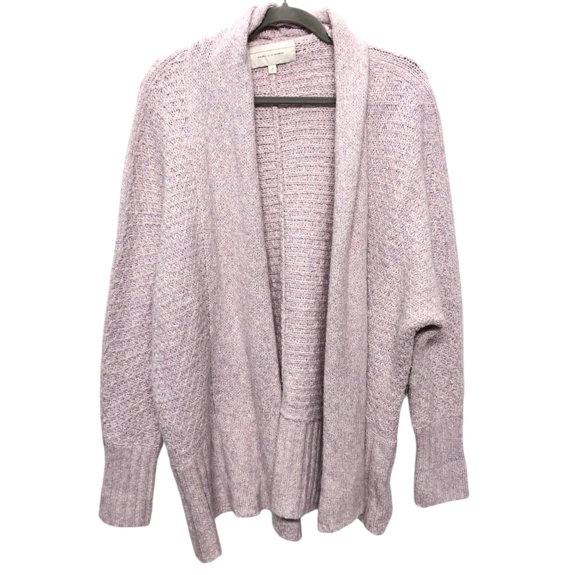 Sweater Cardigan By Anthropologie In Purple, Size: Xs