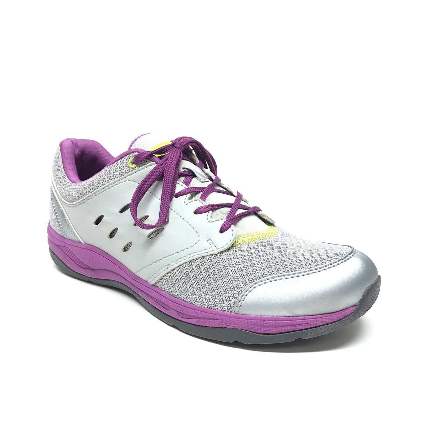 Shoes Athletic By Vionic In Grey & Purple, Size: 12