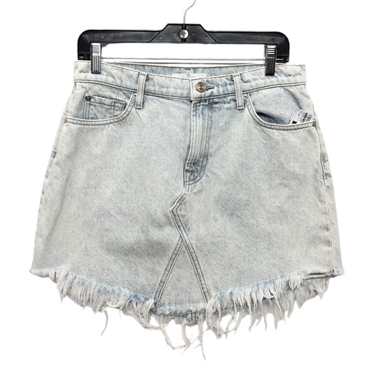 Skirt Mini & Short By 7 For All Mankind In Blue Denim, Size: 6