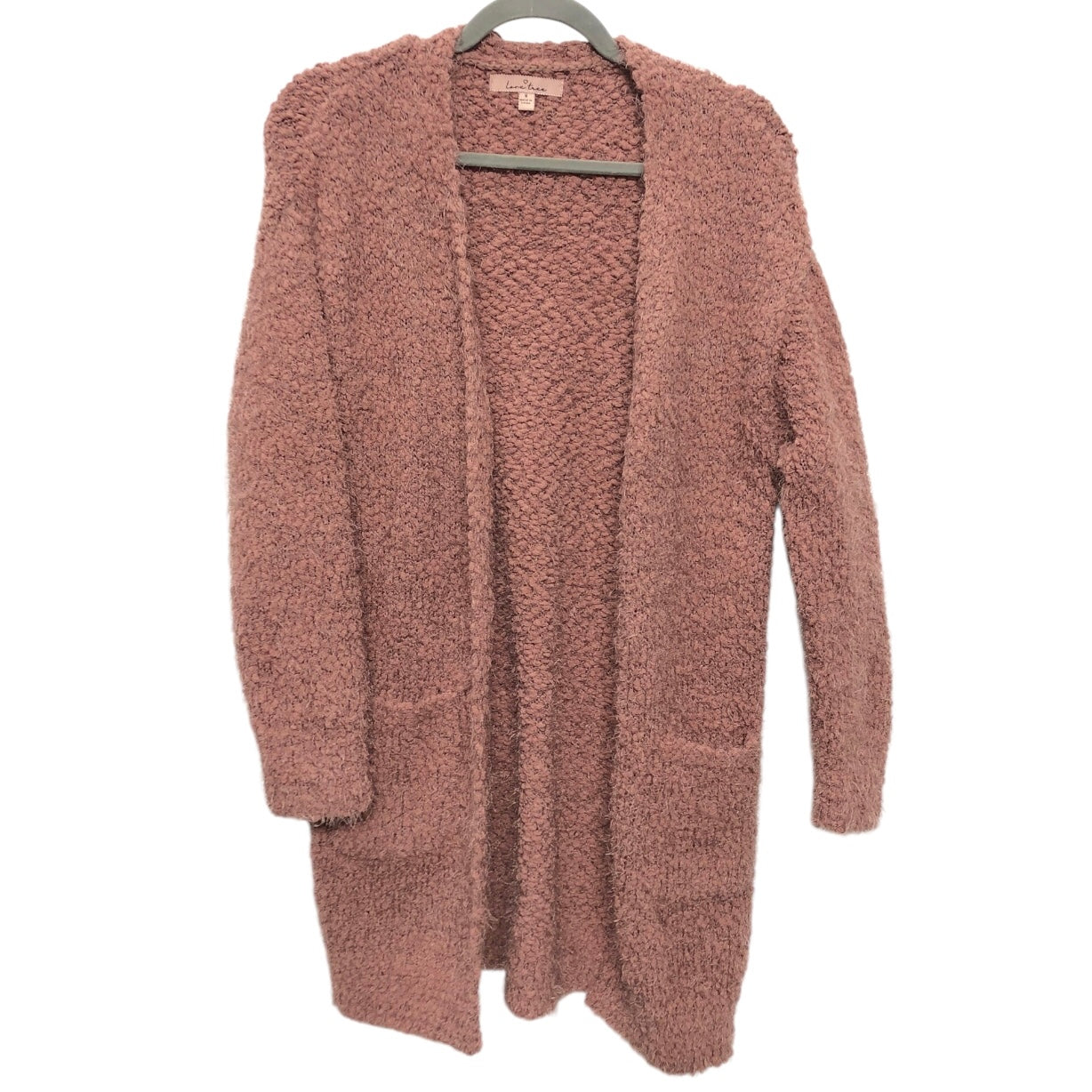 Sweater Cardigan By Love Tree In Mauve, Size: M