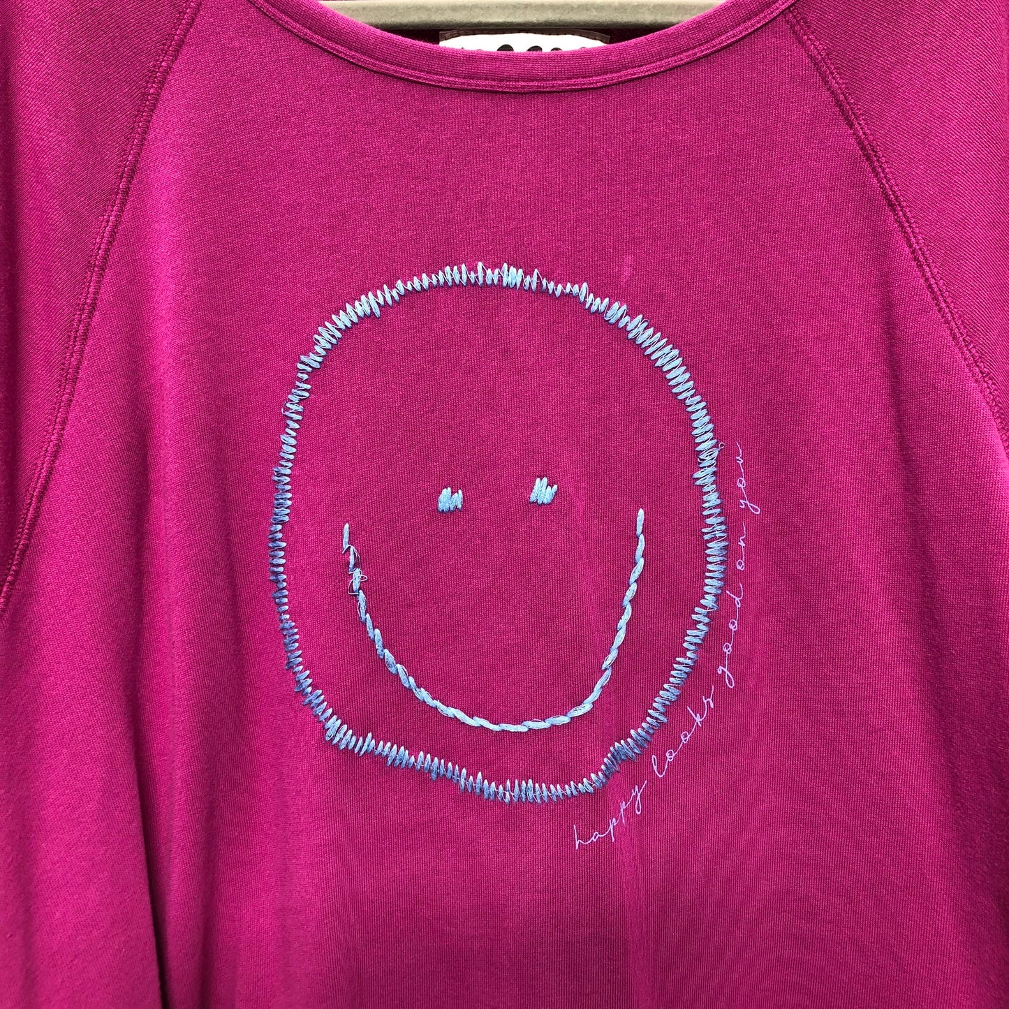 Sweatshirt Crewneck By Peace Love World In Purple, Size: L