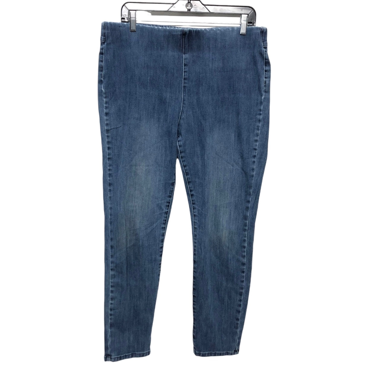 Jeans Jeggings By Soft Surroundings In Blue Denim, Size: L