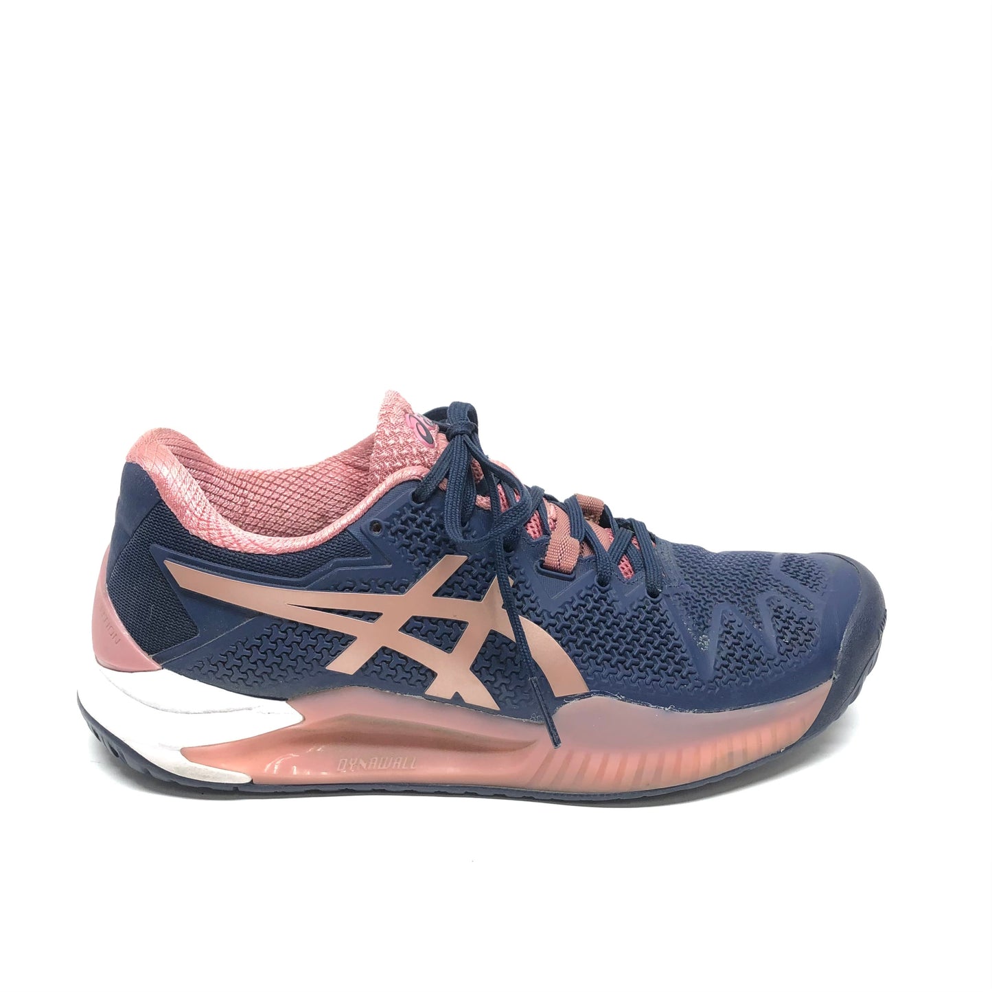 Shoes Athletic By Asics In Blue & Pink, Size: 6.5