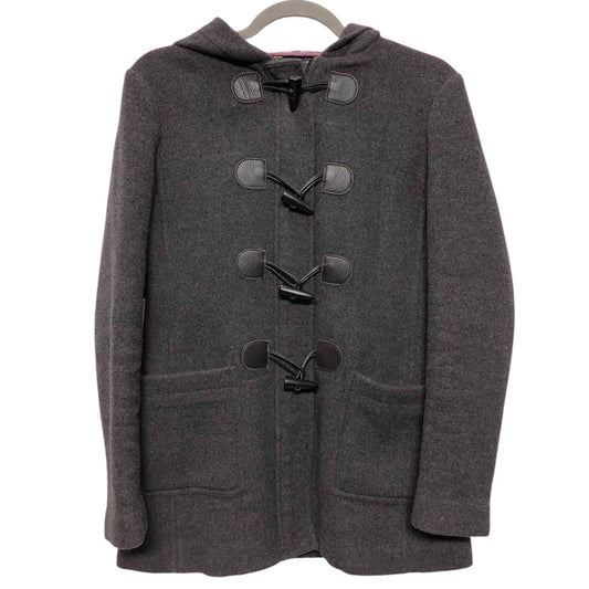 Coat Wool By Brooks Brothers In Grey, Size: 6p