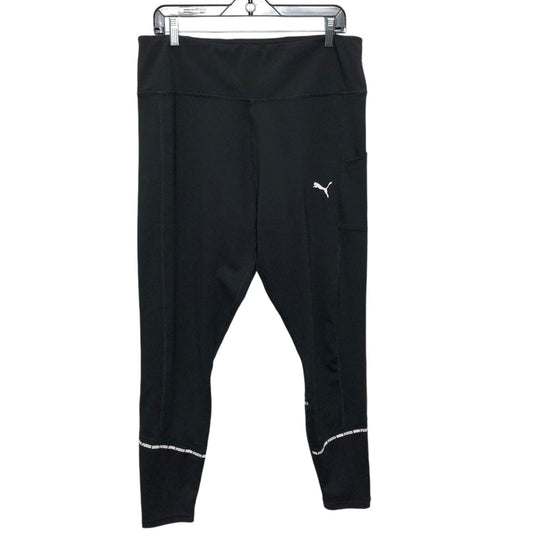 Athletic Leggings By Puma In Black, Size: Xl