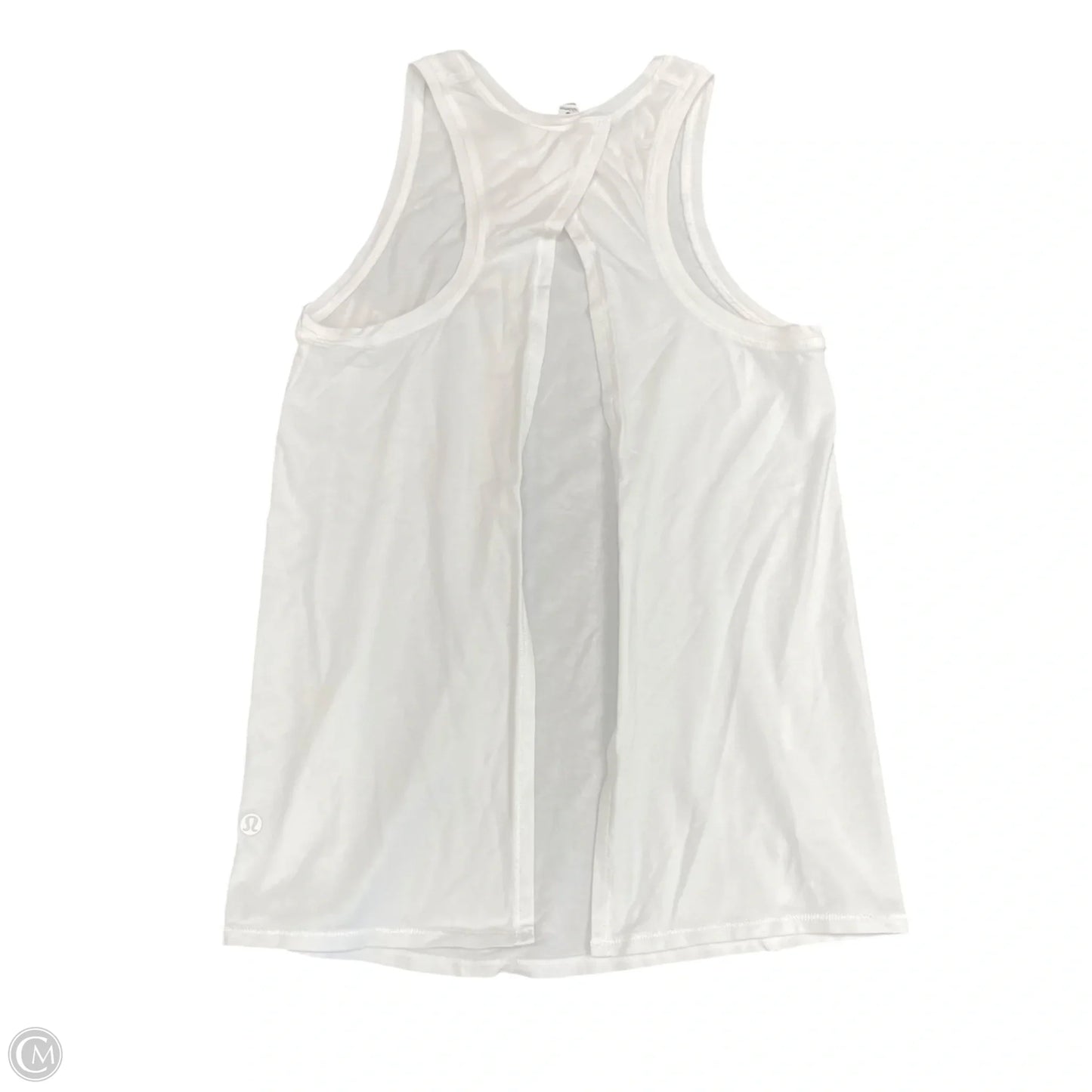 Athletic Tank Top By Lululemon In White, Size: 2