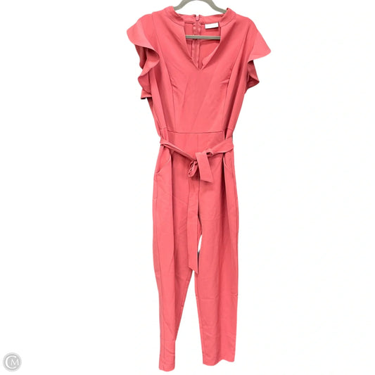 Jumpsuit By New York And Co In Pink, Size: L