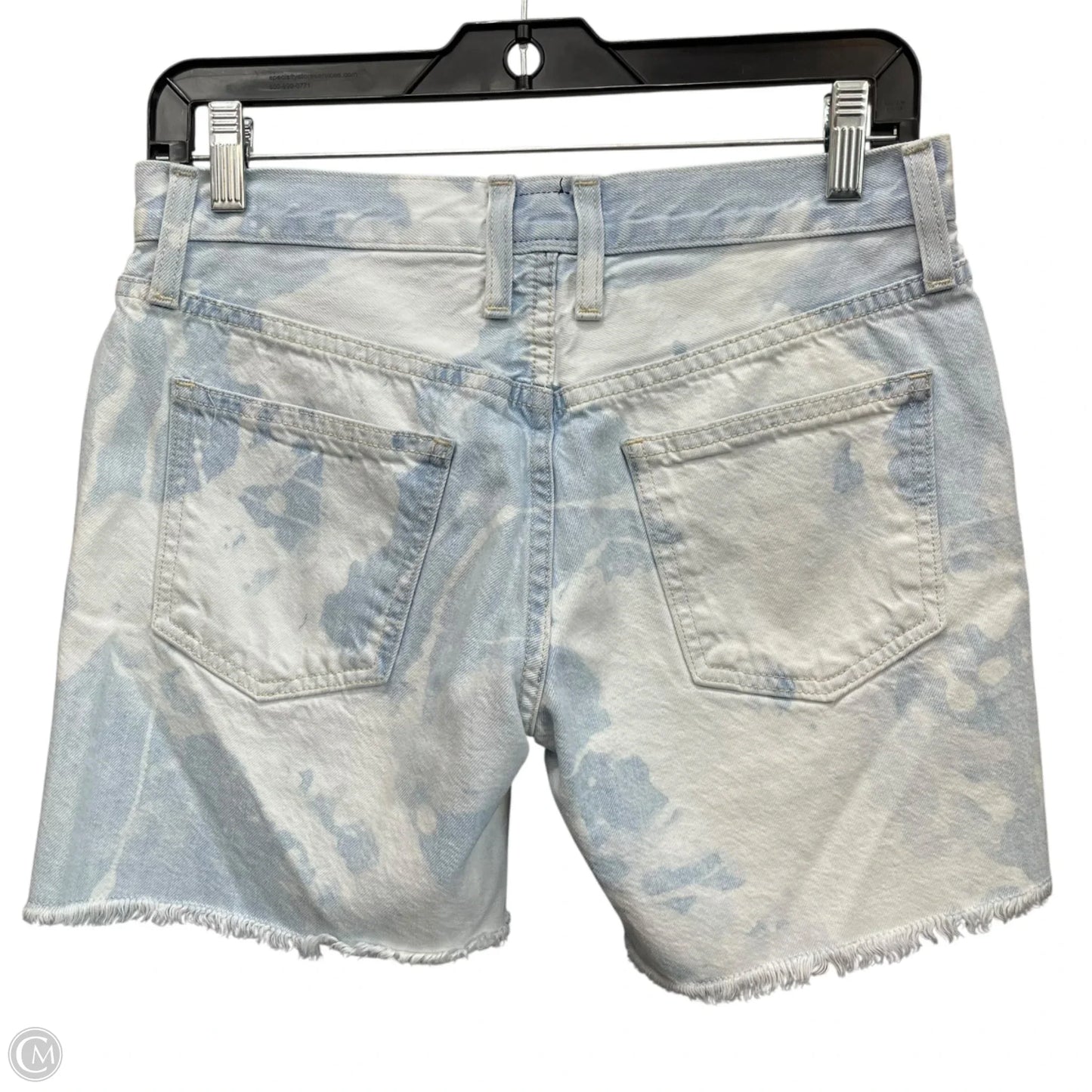 Shorts By Current Elliott In Blue & White, Size: 0
