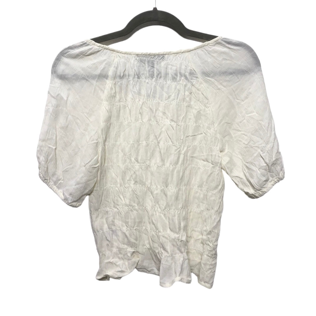 White Blouse Short Sleeve Sanctuary, Size Xs