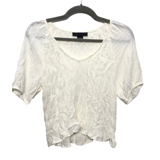 White Blouse Short Sleeve Sanctuary, Size Xs