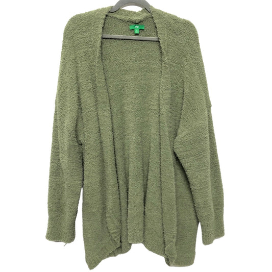 Green Sweater Cardigan Dip, Size 3x