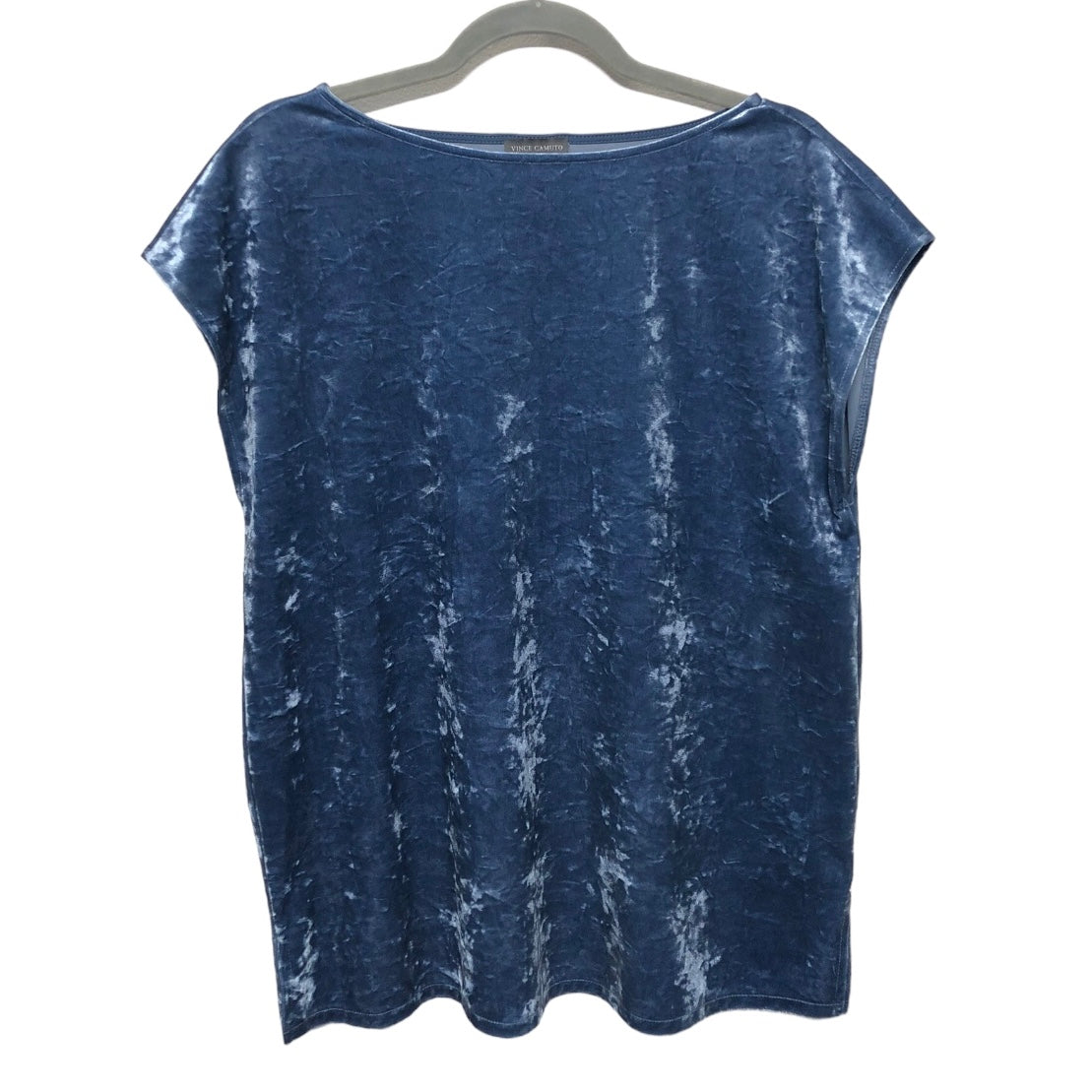 Top Short Sleeve By Vince Camuto In Blue, Size: S