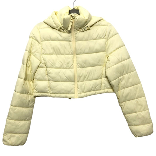 Jacket Puffer & Quilted By Zara In Yellow, Size: M