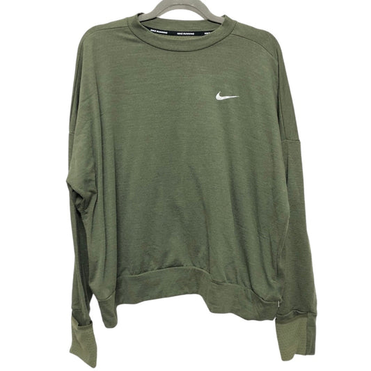 Athletic Sweatshirt Crewneck By Nike Apparel In Green, Size: Xl