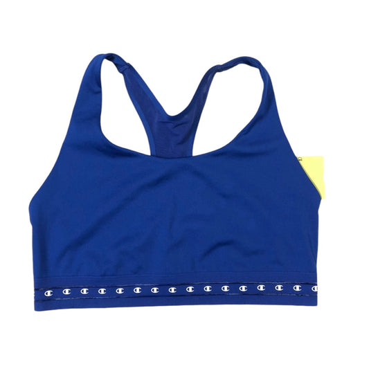 Athletic Bra By Champion In Blue, Size: M