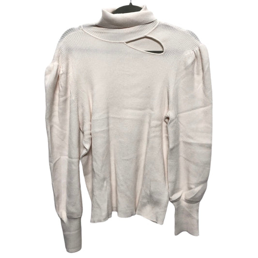 Top Long Sleeve By Bar Iii In White, Size: 2x