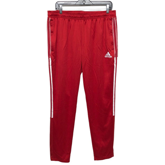 Athletic Pants By Adidas In Red, Size: Xl