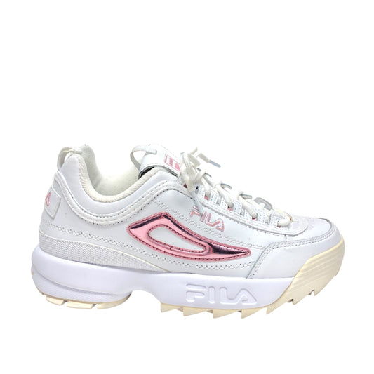 Shoes Sneakers By Fila In Pink & White, Size: 8