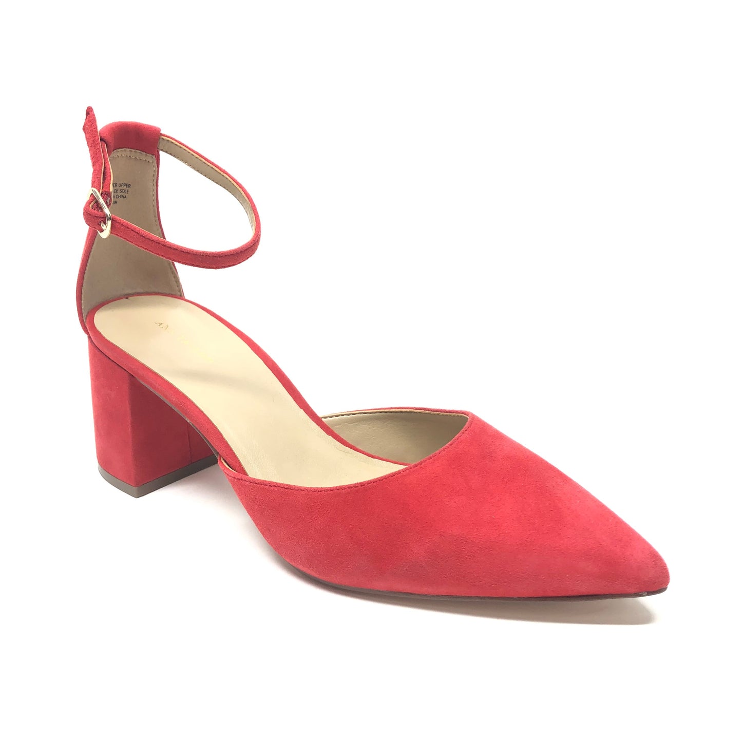 Shoes Heels Block By Ann Taylor In Red, Size: 8