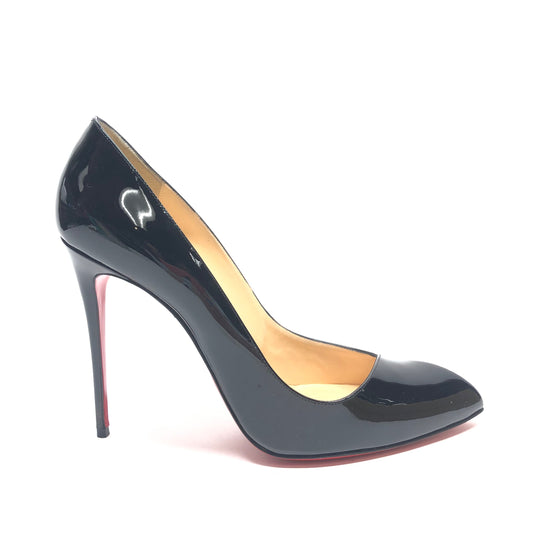 Shoes Luxury Designer By Christian Louboutin In Black, Size: 10.5