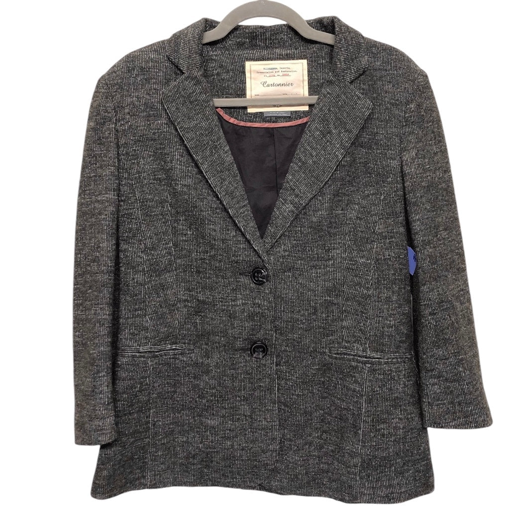 Blazer By Anthropologie In Grey, Size: L