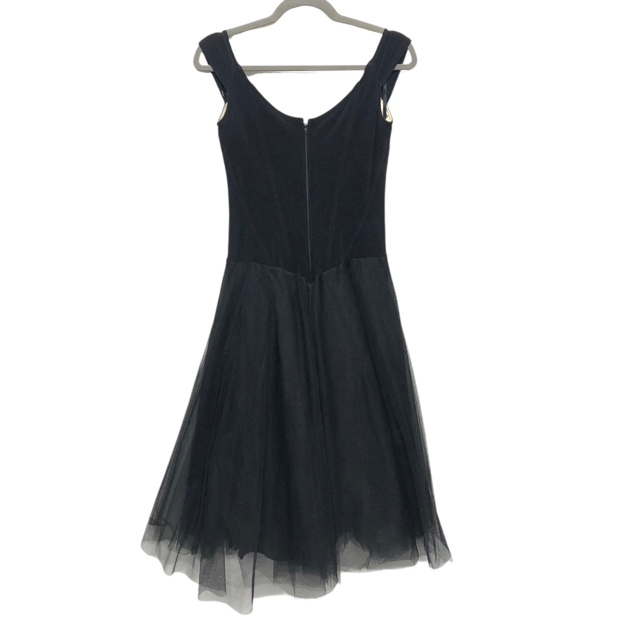 Dress Party Midi By Saks Fifth Avenue In Black, Size: 12