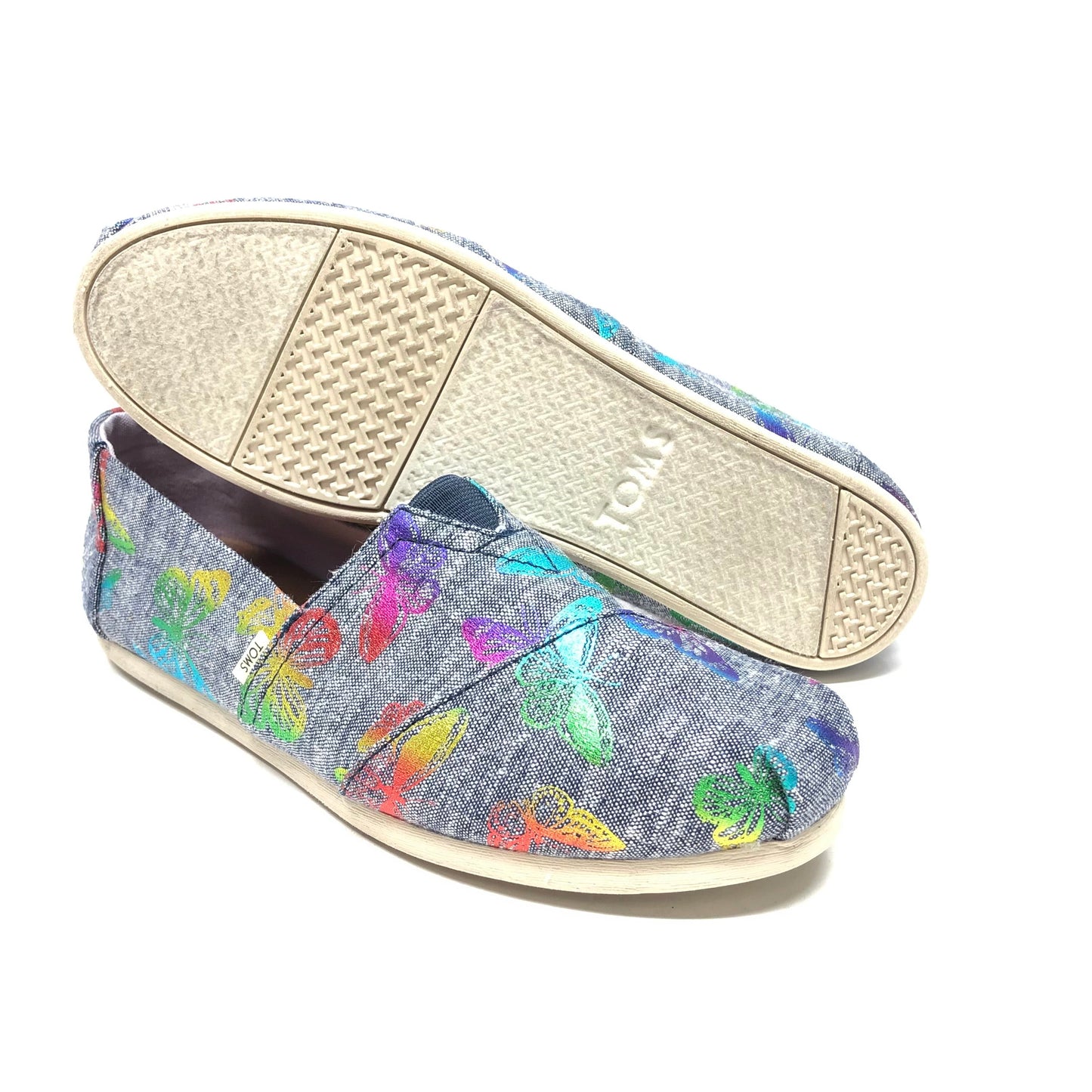 Shoes Flats By Toms In Multi-colored, Size: 7