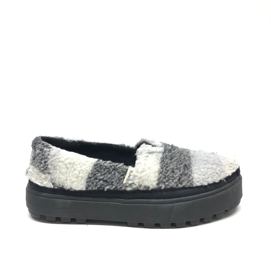 Shoes Heels Platform By Toms In Black & Grey, Size: 7.5