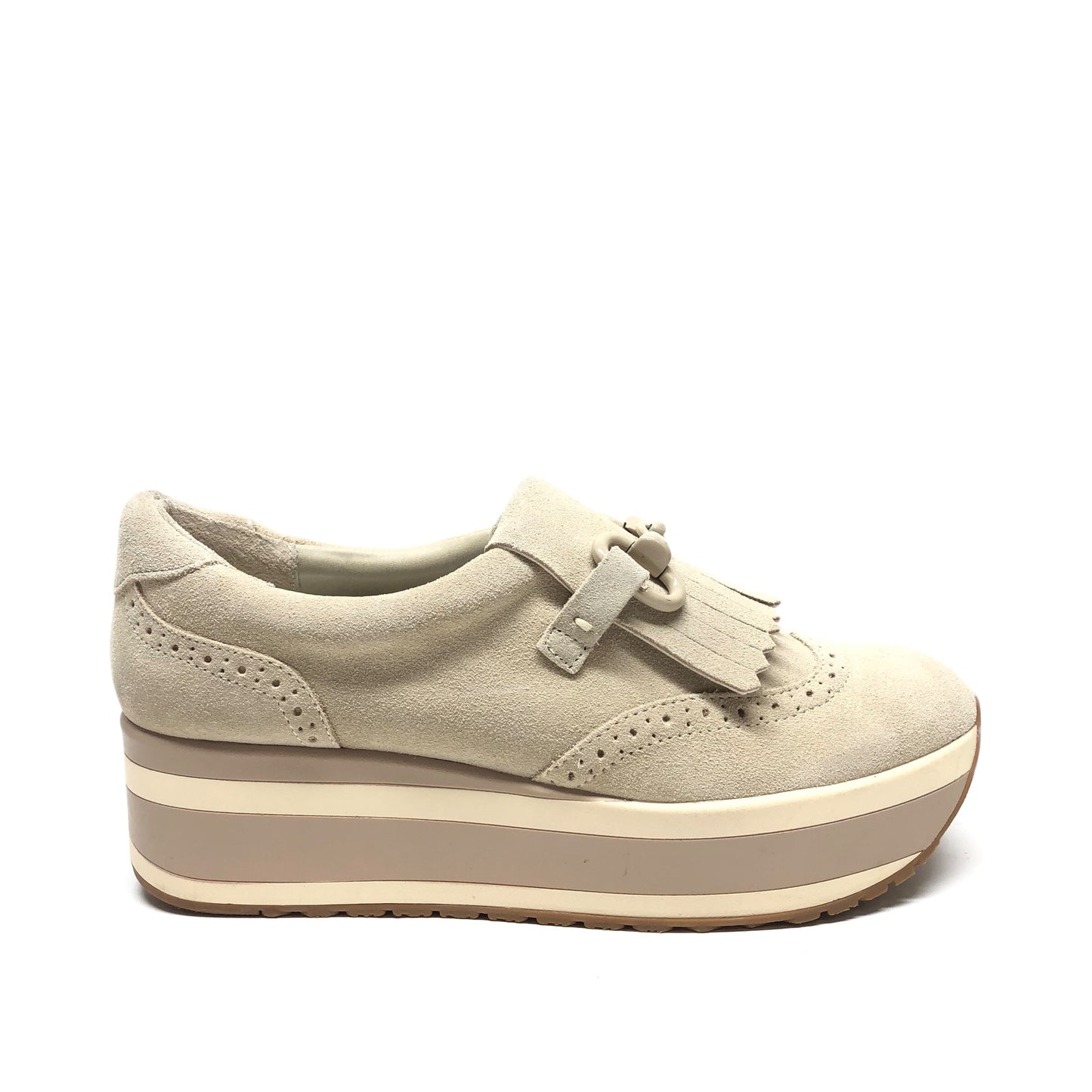 Shoes Sneakers Platform By Dolce Vita In Beige, Size: 7.5