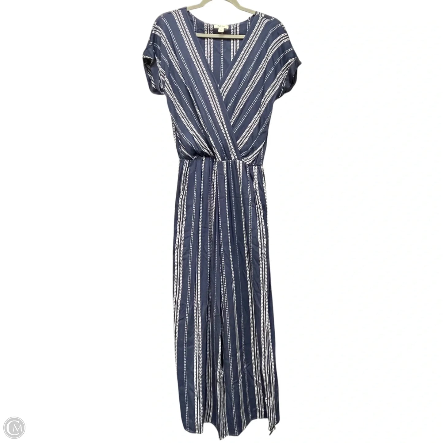 Jumpsuit By Style And Company In Blue & White, Size: S