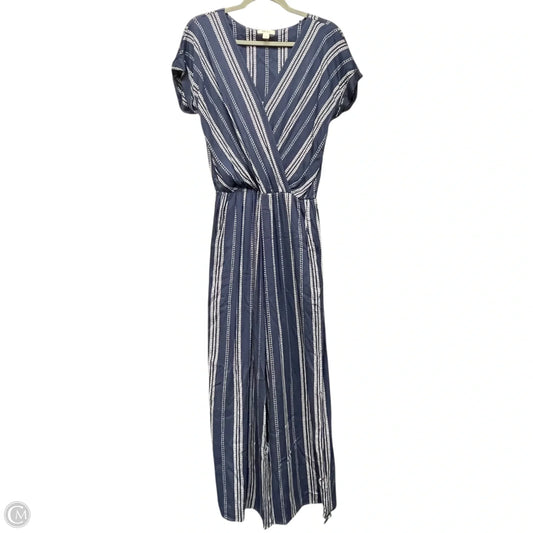 Jumpsuit By Style And Company In Blue & White, Size: S