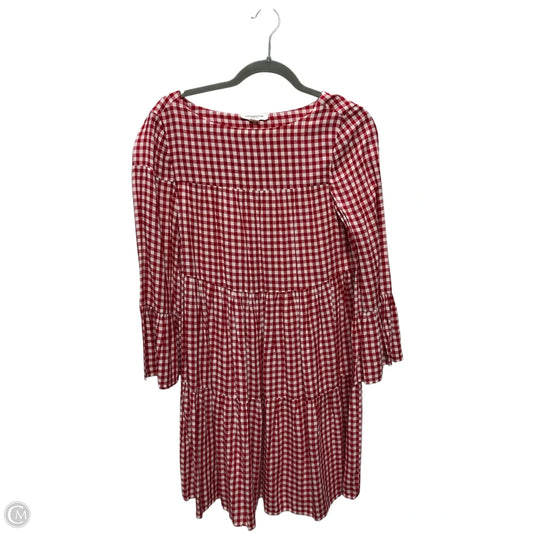 Dress Casual Short By Beachlunchlounge In Red & White, Size: S